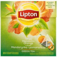 Herbata Lipton Piramidki green tea mandarin orange 20t