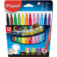 Flamastry trjktne 12kolorw COLORPEPS 845020 MAPED