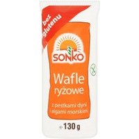 WAFLE RYOWE SONKO Z PESTKAMI DYNI I ALGAMI MORSKIMI 130g