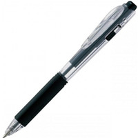 Dugopis PENTEL BK437 z gumowym uchwytem automatyczny czarny