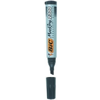 Marker permanentny BIC 2300 czerwony cita kocwka 820924