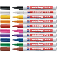 Marker lakierowy 1-2mm 751 czerwony EDDING kocwka okrga