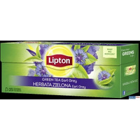 Herbata LIPTON EARL GREY GREEN 25t zielona