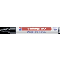 Marker EDDING do tablic szklanych czarny 90/001/c ed