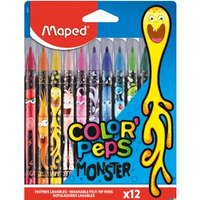 Flamastry COLORPEPS MONSTER 12 szt. Maped 845400