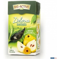 Herbata BIG-ACTIVE zielona liciasta z owocem pigwy 100g