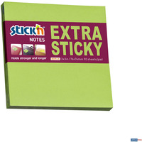 Notes samop. EXTRA STICKY 76x76 zielony neon 90 kart. 21672 MAPED