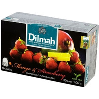 Herbata DILMAH AROMAT MANGO z TRUSKAWK . 85036 (20 saszetek)