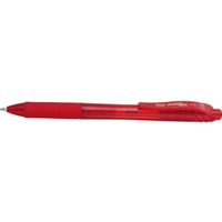 Piro kulkowe PENTEL B107 0.7mm czerwone z tuszem elowym